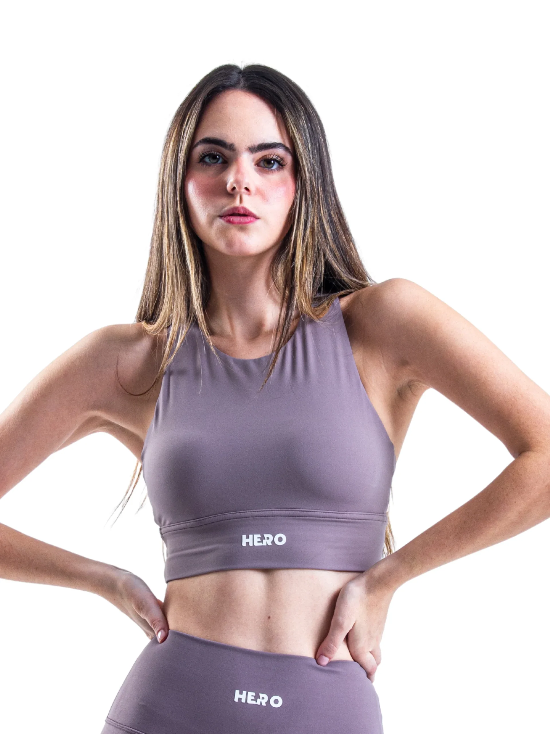 TOP FRONTAL LISO Y ESPALDA EN FORMA DE ATRAPASUEÑO VIOLETA