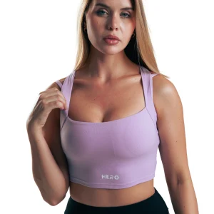 TOP SQUARE HERO LILA