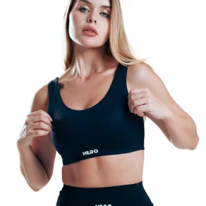 TOP UNECK TANK HERO NEGRO