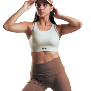 TOP YOGA RETRO HERO BEIGE