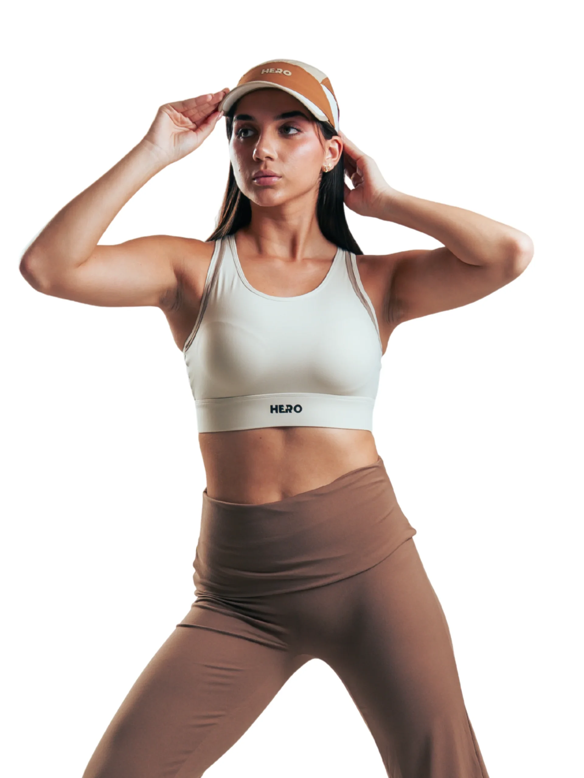 TOP YOGA RETRO HERO BEIGE