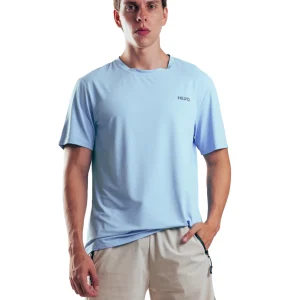 T SHIRT MEN BASIC HERO AZUL