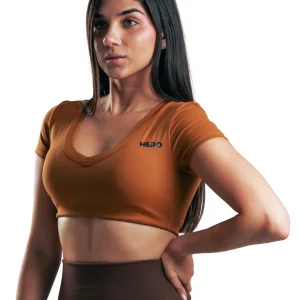 T SHIRT U FIT HERO MARRON