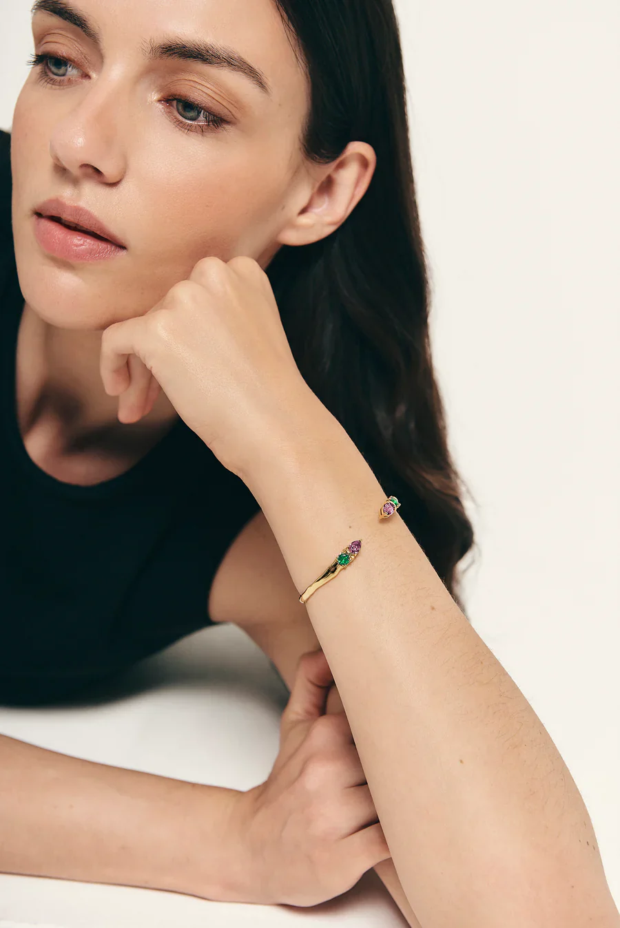 PULSERA MARTA LILA Y VERDE - Imagen 3