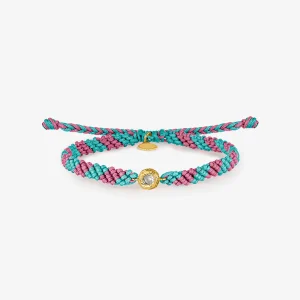 PULSERA MATILDE MORADO/AZUL
