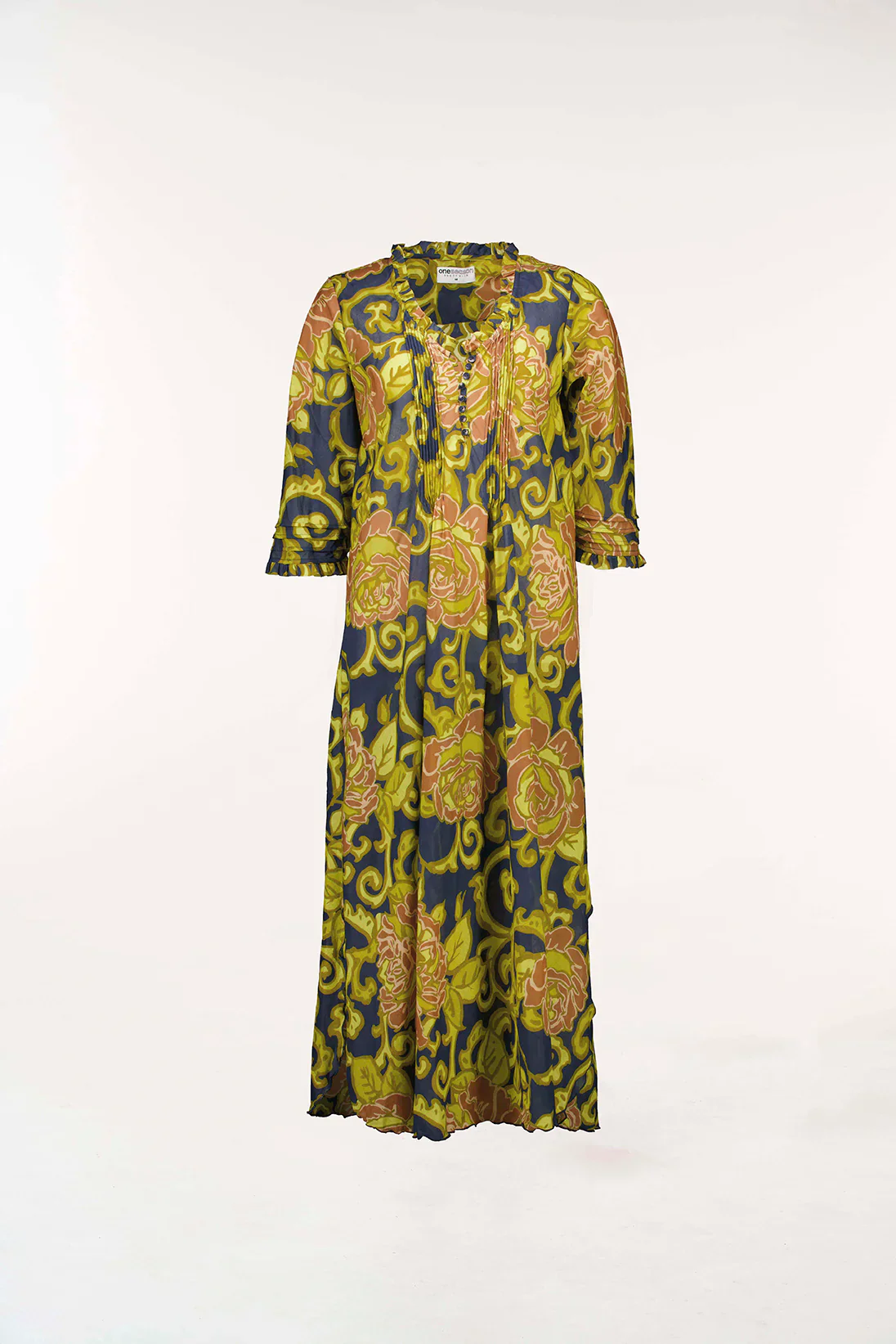 VESTIDO LONG POPPY SAN SEBASTIAN CITRINE - Imagen 5