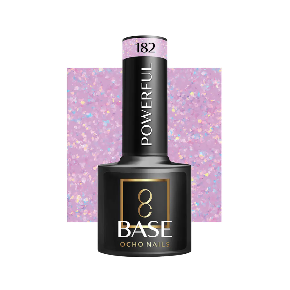 Base pigmentada Ocho Nails Powerfull 182 | Autonivelante espesor medio | libre de TPO - Imagen 4