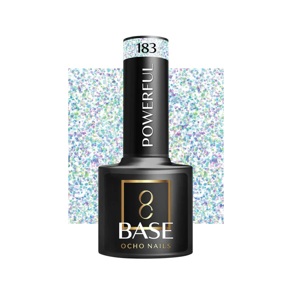 Base pigmentada Ocho Nails Powerfull 183 | Autonivelante espesor medio |libre de TPO - Imagen 4