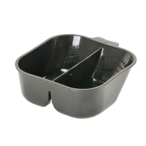 Bol Mezclador tinte doble con asa negro 700 ml