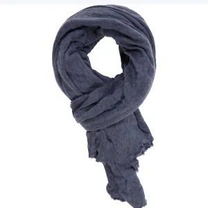 BUFANDA DE CASHMERE AZUL BOTTO GUISEPPE