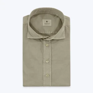 CAMISA GRIS PIEDRA BASTONCINO