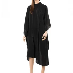 Capa de corte negra cierre velcro 128x148cm