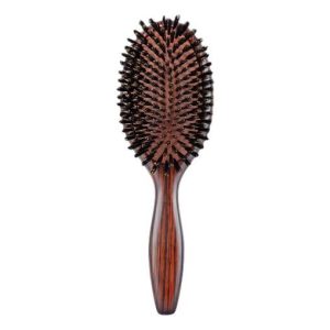 Cepillo Ovalado Ebony madera ébano y cerda jabalí