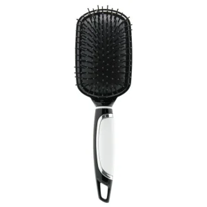 Cepillo neumático Raqueta blanco y negro de púas con bola