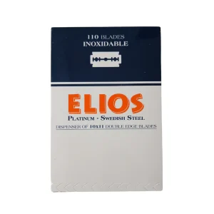 Cuchillas de Afeitar Elios Doble Filo - Pack 110 Hojas Profesionales