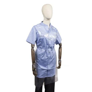 Delantal plástico transparente 107x61cm bolsa 50 unidades