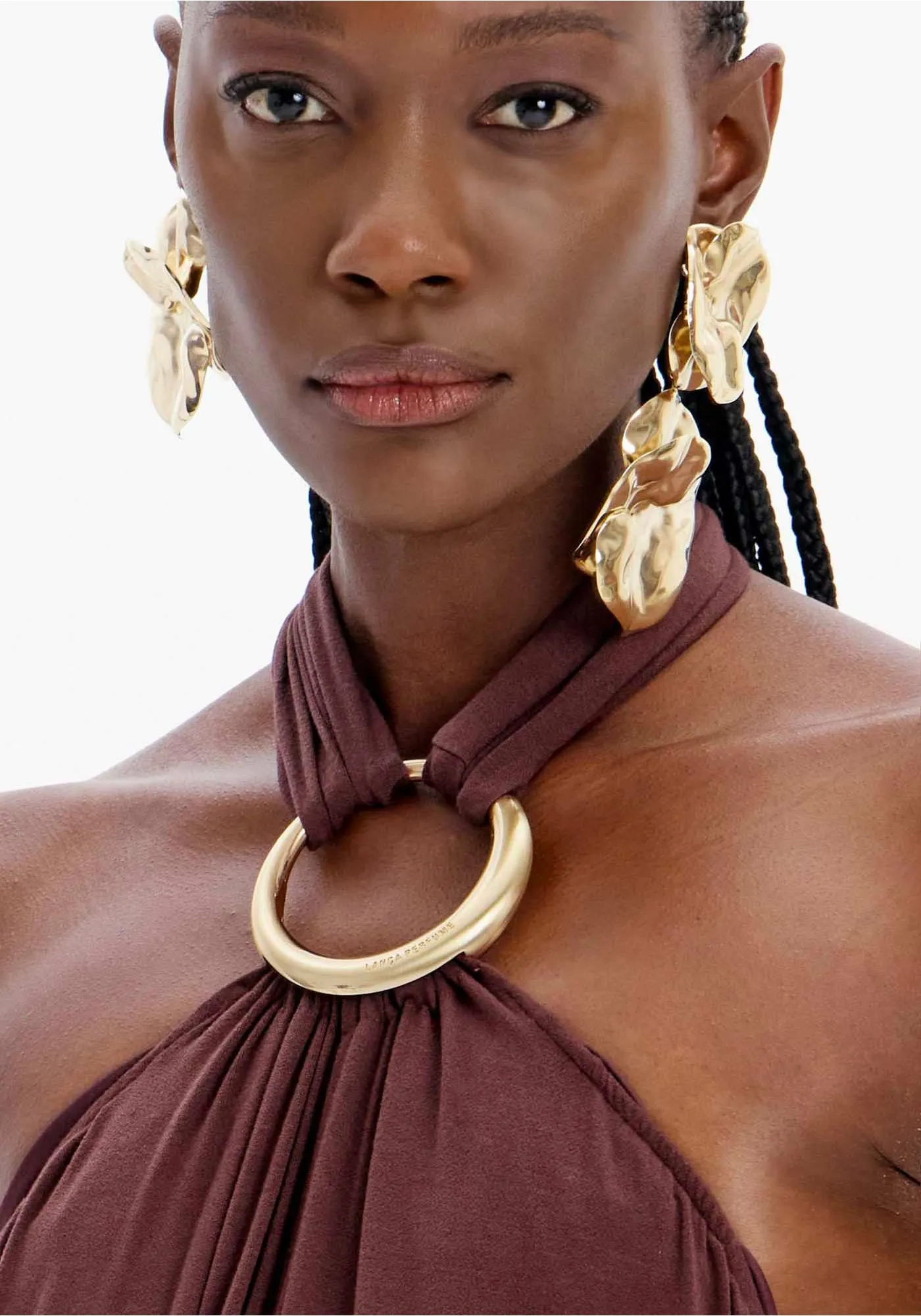 MONO LARGO DE UN SOLO HOMBRO CON ANILLA - Imagen 3