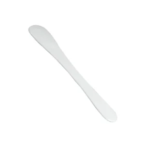 Espátula para crema sencilla de plástico color blanco