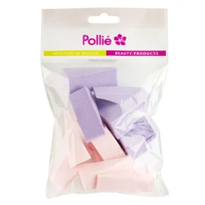 Esponjas para maquillaje colores bolsa 12 unidades