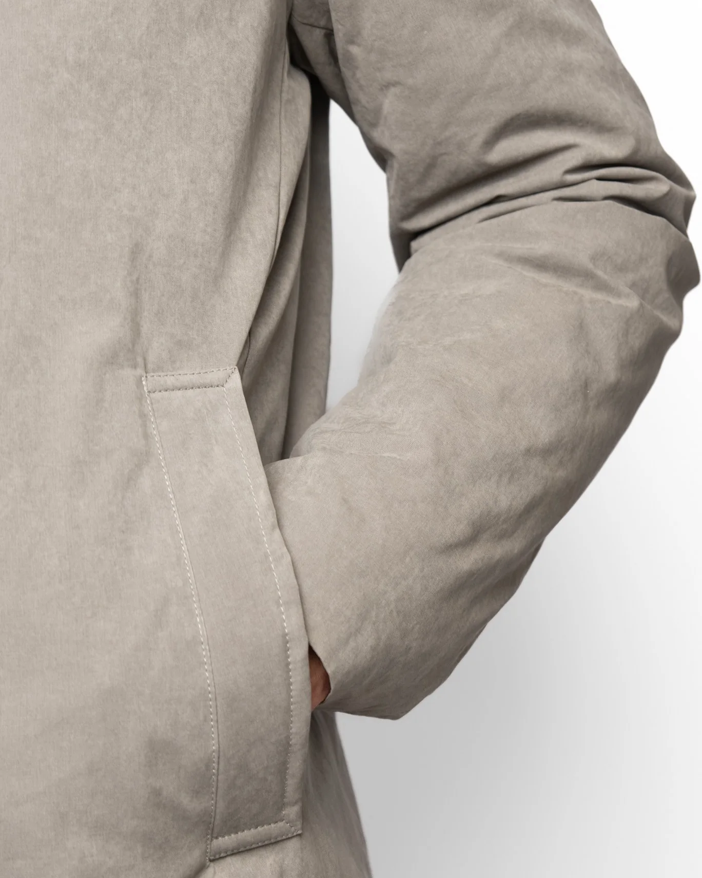 GABARDINA GRIS ZEROSETTANTA - Imagen 3