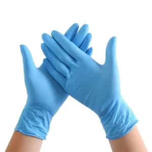 Guantes de Nitrilo azul sin polvo caja 100 unidades