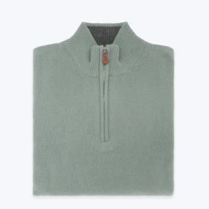 JERSEY VERDE AGUA CON CREMALLERA CALA 1789