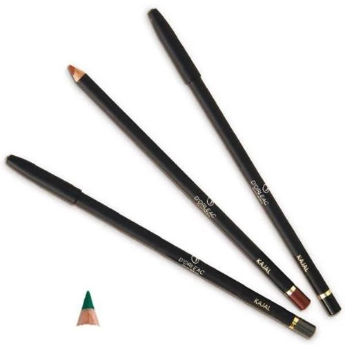 Lápiz de ojos Kajal nº 14 D'Orleac color verde esmeralda