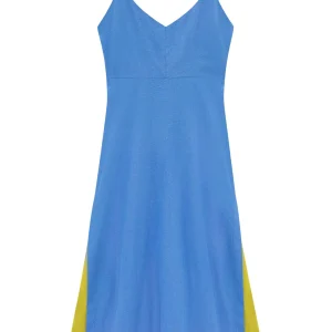 VESTIDO MIDI AZUL