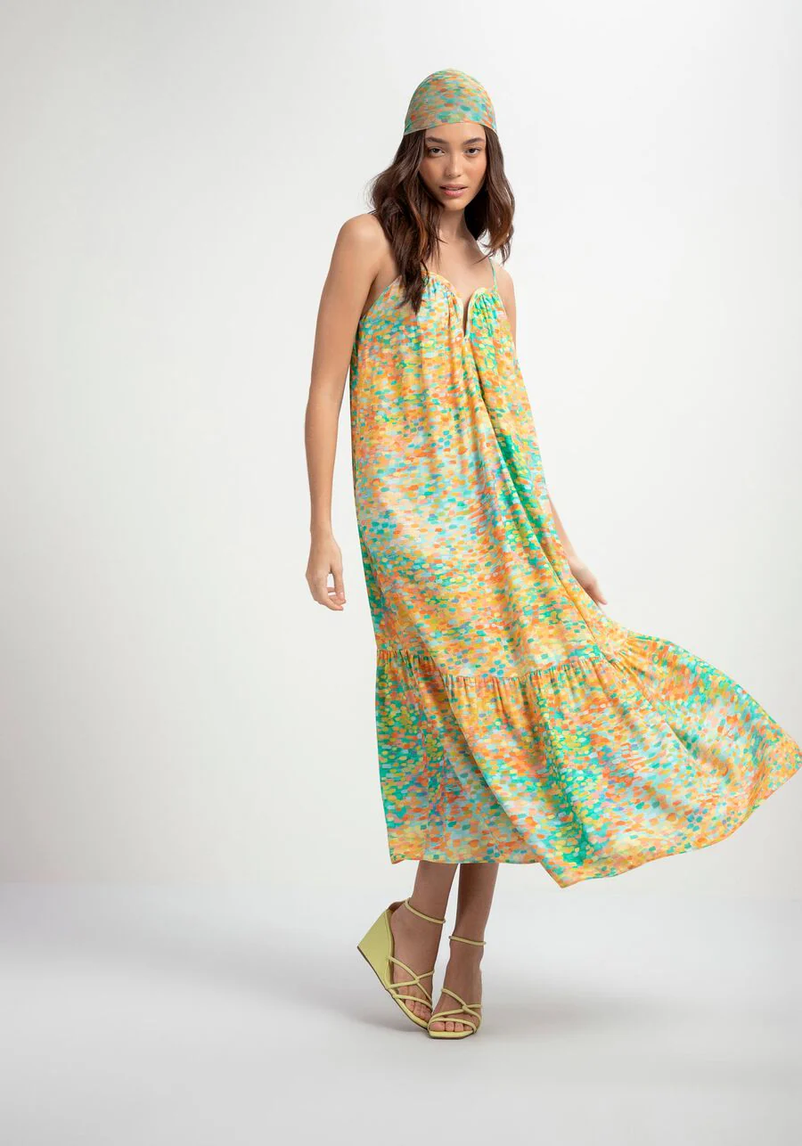 VESTIDO ESCOTE CORAZÓN