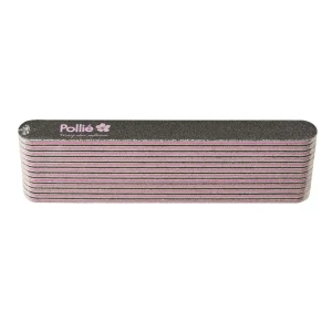 Limas negras rectas 240/240 acolchada pack 12 unidades