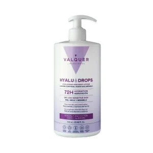 Valquer Hyaludrops Loción corporal coco y algodón 72h hidratación 700ml