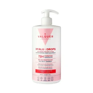 Valquer Hyaludrops Loción corporal fresa y karité 72h hidratación 700ml