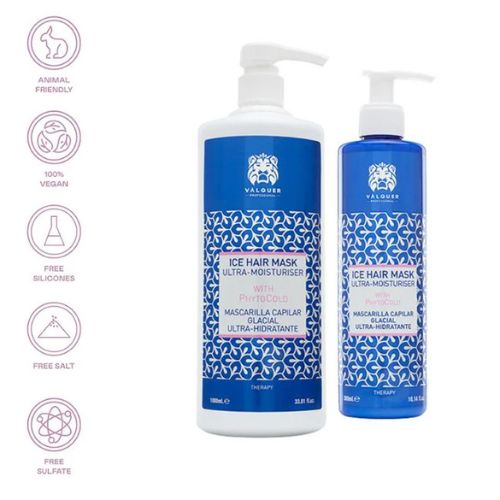 Mascarilla capilar ultra hidratante para cabellos secos Valquer - Imagen 3
