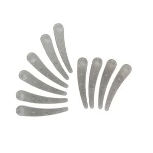 Espátula mini transparente para crema bolsa 10 unidades