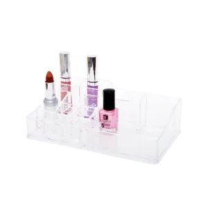 Organizador de cosméticos transparente mediano