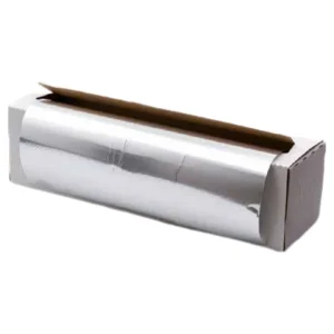 Papel Aluminio color plata rollo de 30 cm de ancho