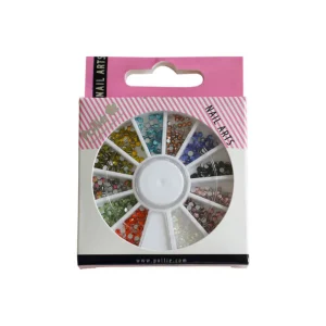 Piedras decorativas multicolor para Nail Art Pollié 600 piezas