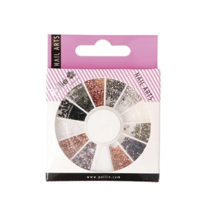 Piedrecitas de colores variados para Nail Art Pollié 600 piezas | Tamaño pequeño