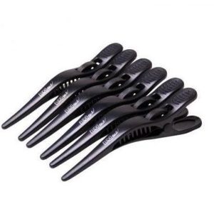 Pinza Antioxidante negro Eurostil de 10 cm pack 6 unidades