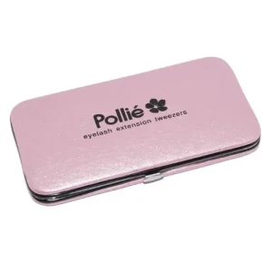 Pinzas colocar pestañas individuales Pollié set 3 unidades