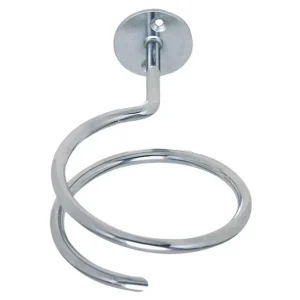 Soporte secador metálico con accesorios de fijación