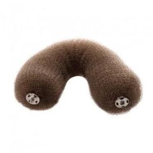 Relleno Moño Eurostil castaño claro con corchetes