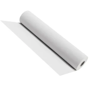 Papel Camilla Reciclado Blanco 58cm ancho x 70 metros aprox.