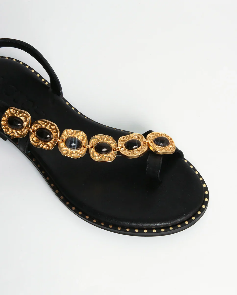 SANDALIAS ARIADNA BLACK - Imagen 6
