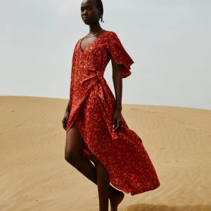 VESTIDO NUDO MORRIS RED