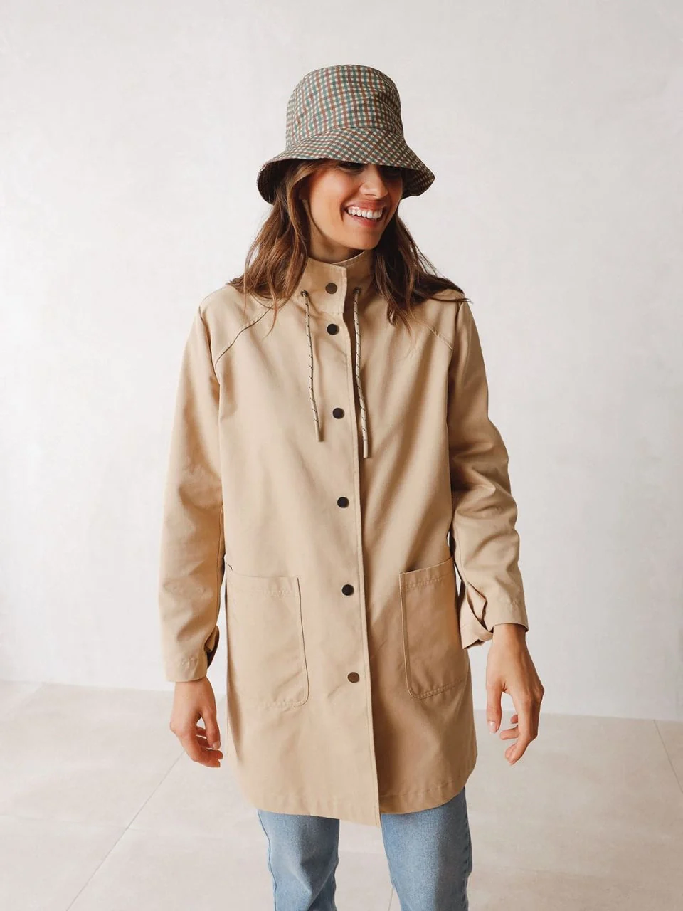 GORRO LLUVIA CUADROS