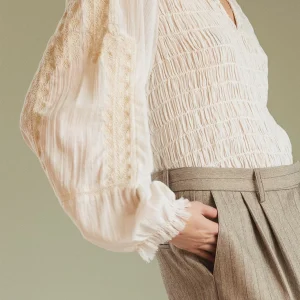 BLUSA BORDADO ÉTNICO BLANCA