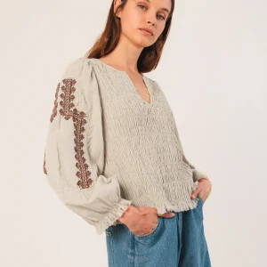 BLUSA BORDADO ÉTNICO STONE