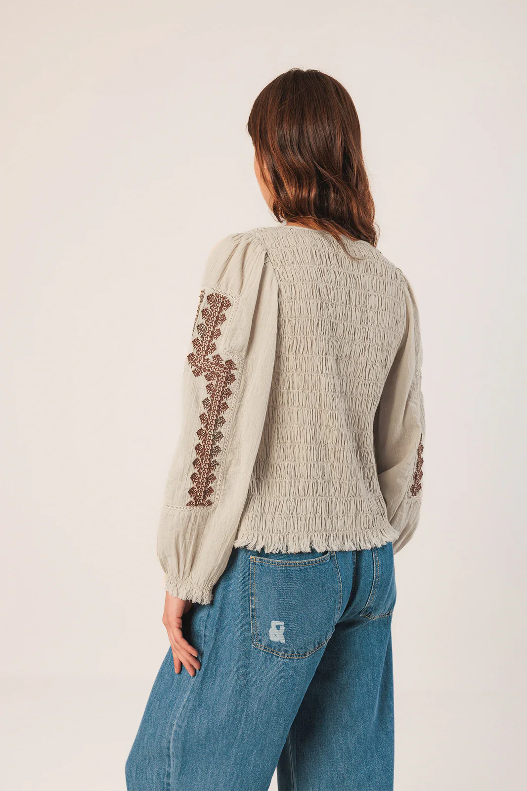 BLUSA BORDADO ÉTNICO STONE - Imagen 4