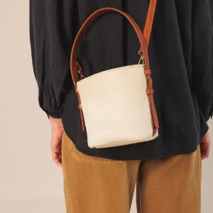 BOLSO DE MANO COLOR PIEDRA